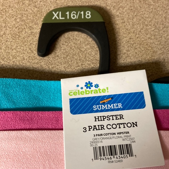 Pink and Blue Panties Soft Cotton Comfort 3 pair - Picture 2 of 3